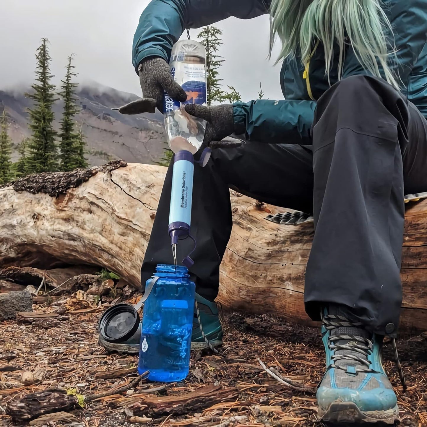 Emergency LifeSaver Water Straw