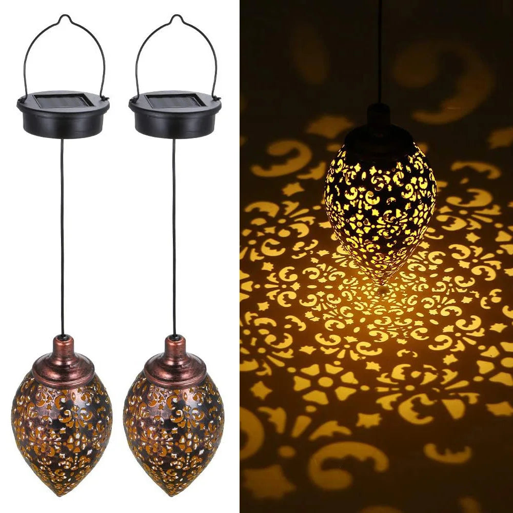 Moroccan Solar Garden Lantern
