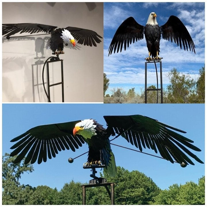 Eagle Wind Spinner Decor