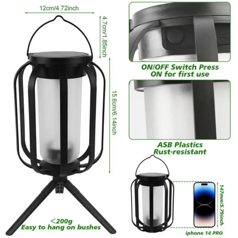 Dancing Flame Solar Lantern