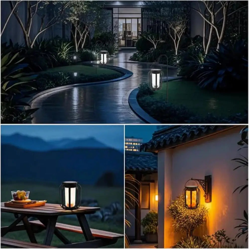 Dancing Flame Solar Lantern