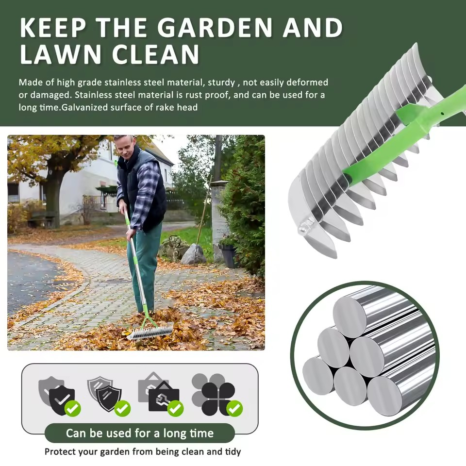 Easy Dethatch Garden Rake