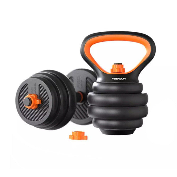 Dumbbells, Kettlebells, Barbells Combo