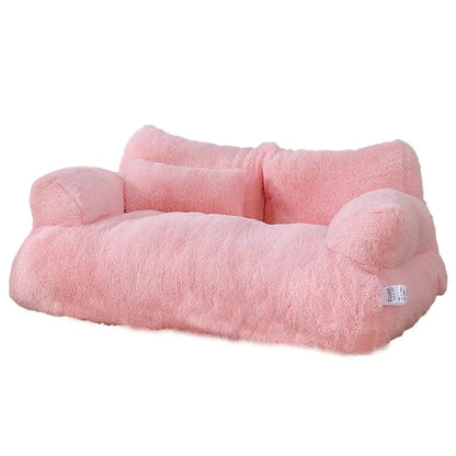 CalmCompanion Plush Pet Sofa