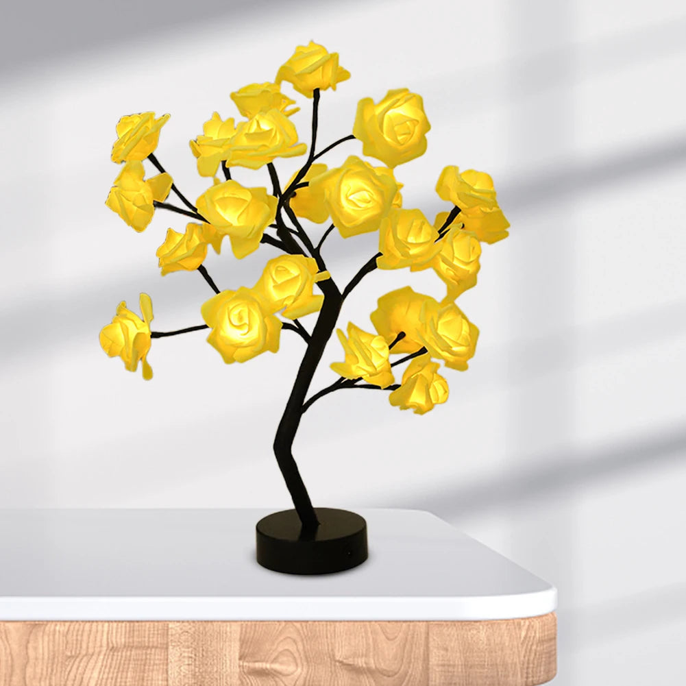 Lovely Rose Tree Lamp