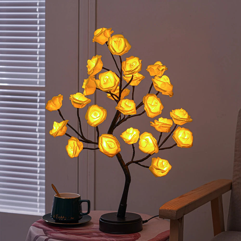 Lovely Rose Tree Lamp