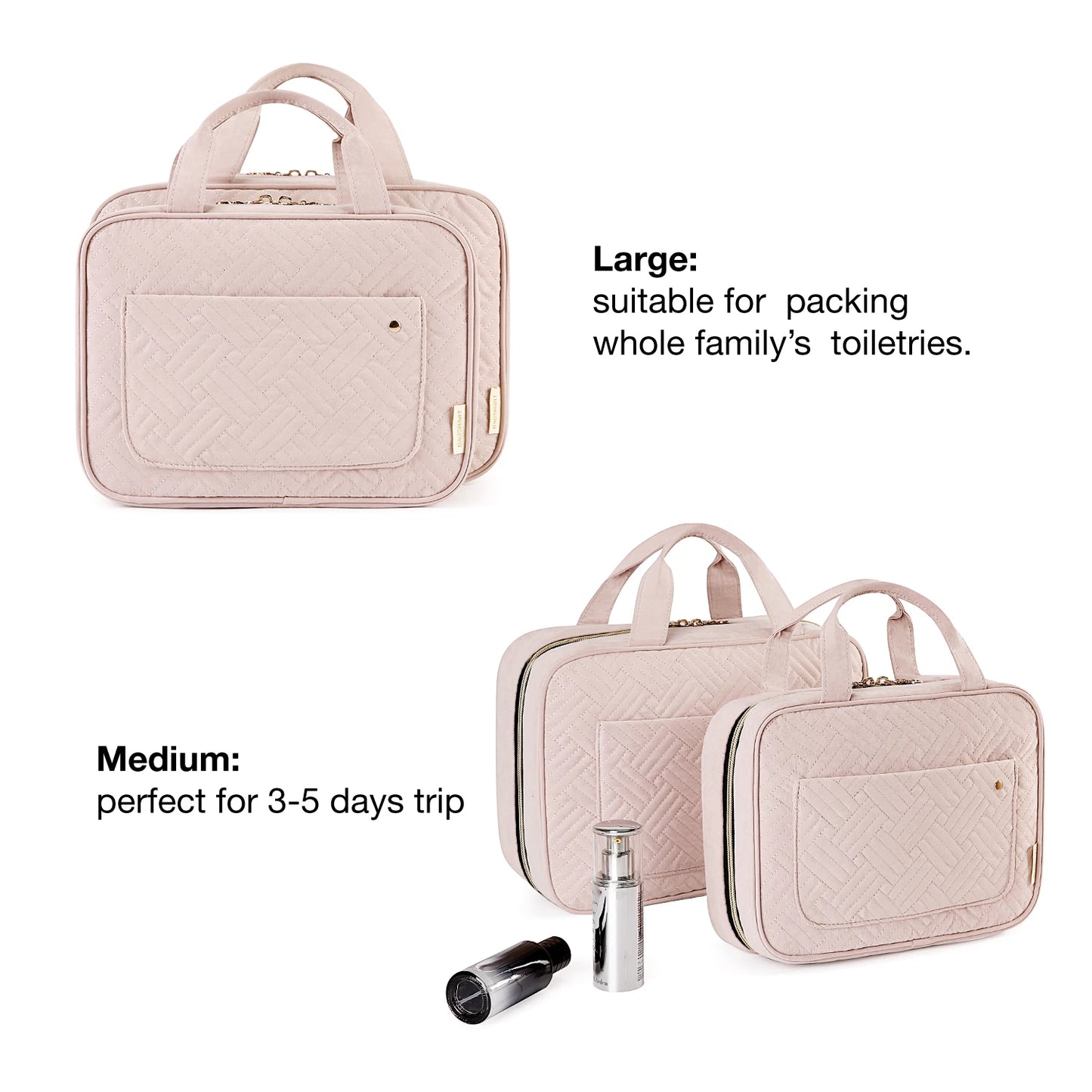 BAGSMART Hanging Toiletry Bag