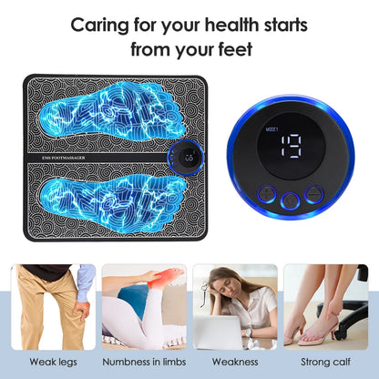 Intelligent EMS Foot Massager Pad