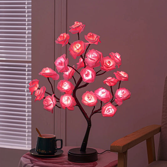 Lovely Rose Tree Lamp