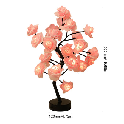 Lovely Rose Tree Lamp
