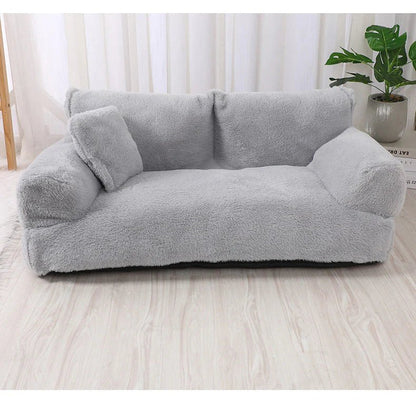 CalmCompanion Plush Pet Sofa