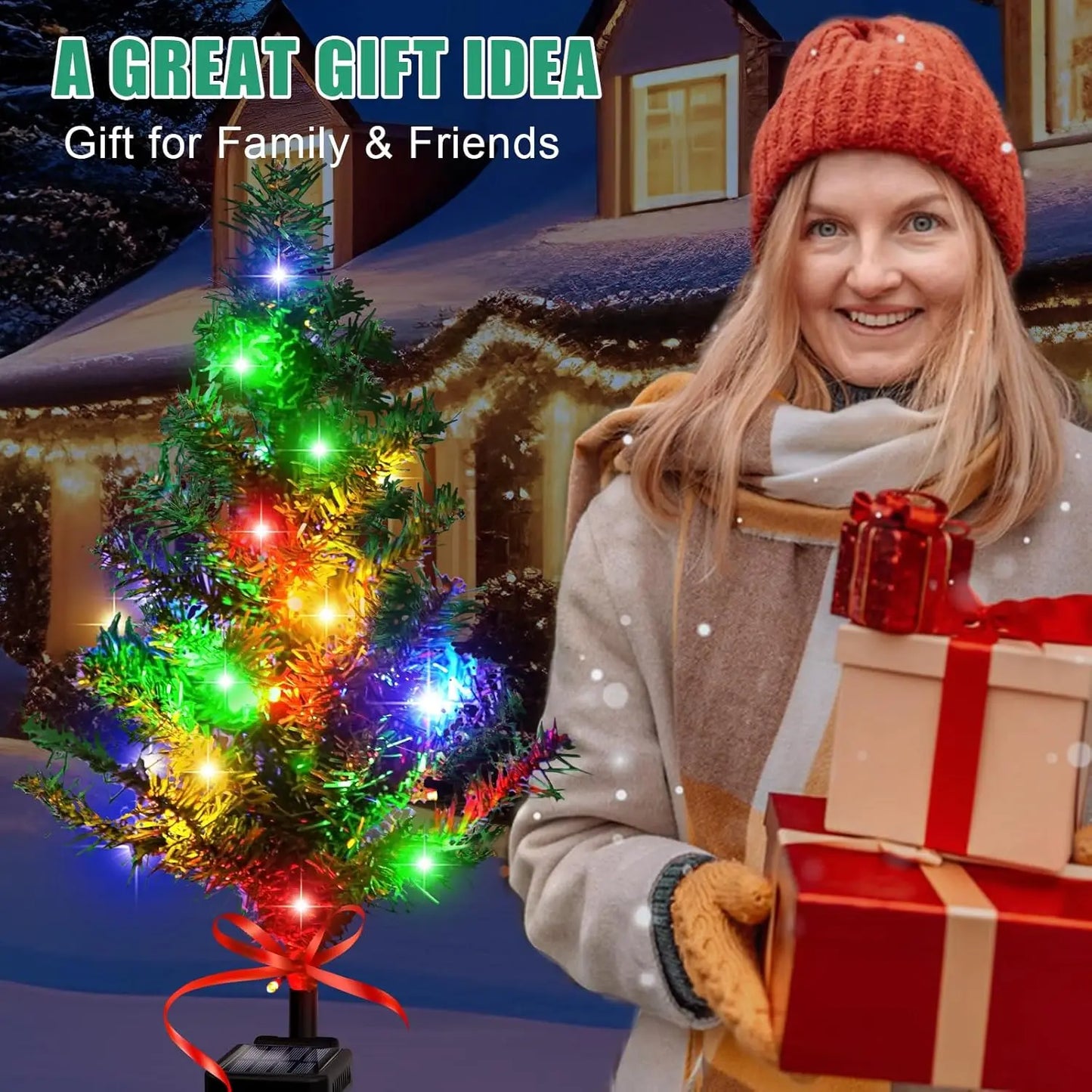 Solar-Powered Holiday Lights