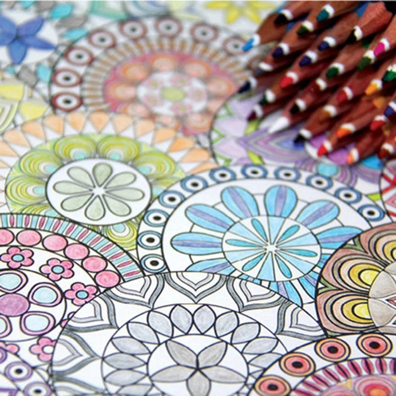 Adult Coloring Mandala Book