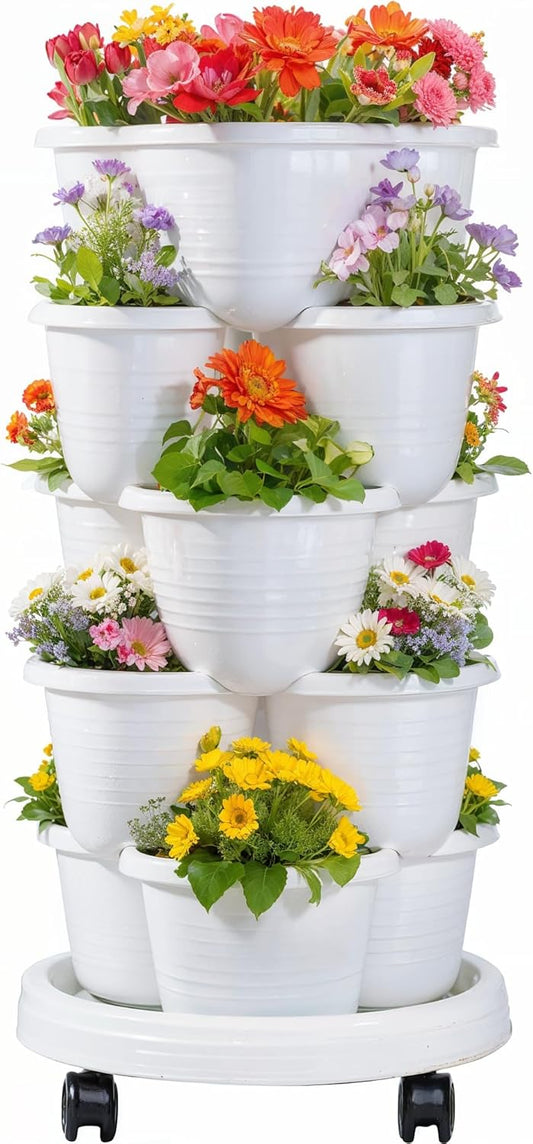 Garden Tower with Wheels
