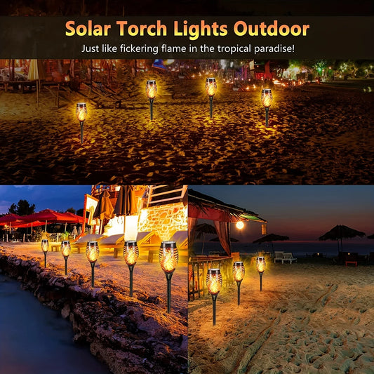 Flickering Solar Torch Lights