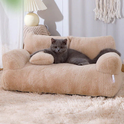 CalmCompanion Plush Pet Sofa