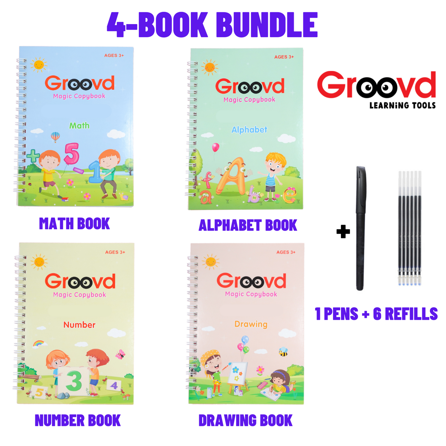 Grooved Magic Copybooks