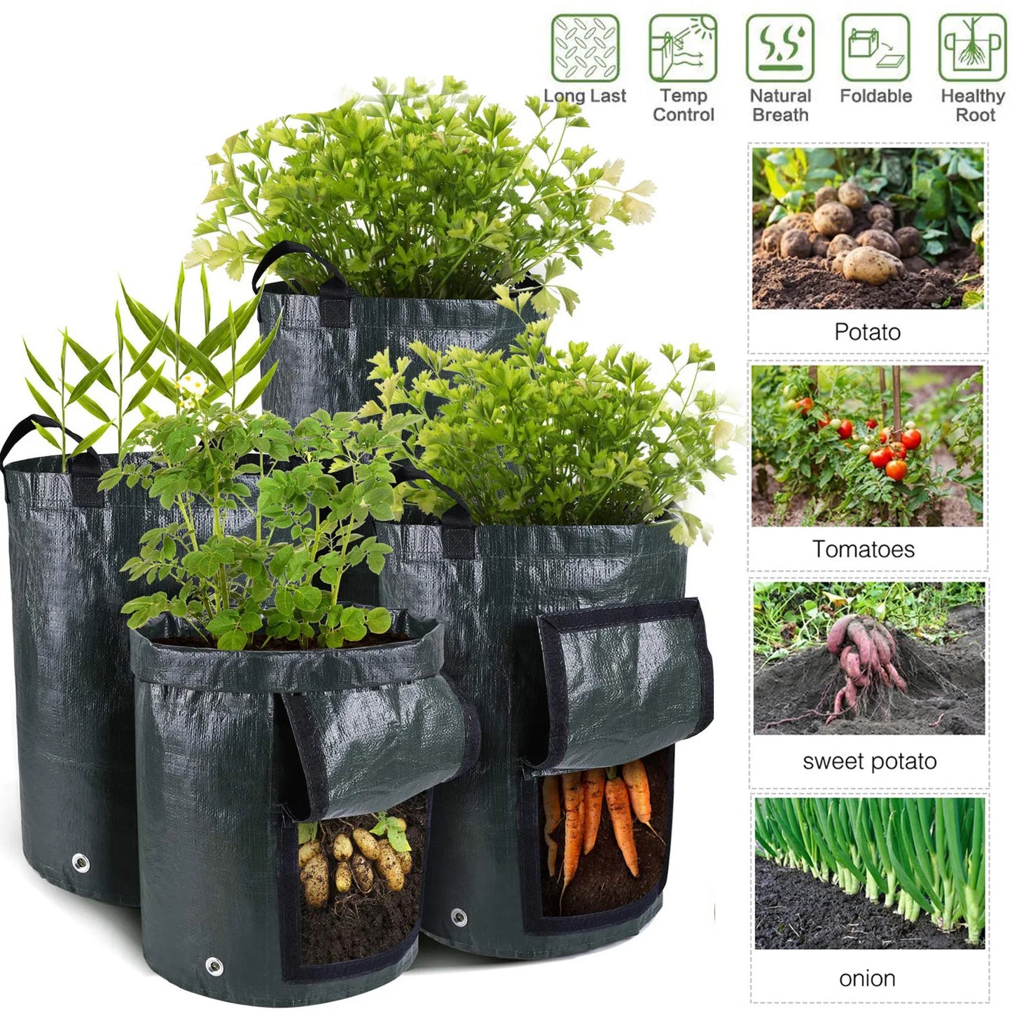EasyGrow Balcony Garden Plant Bags