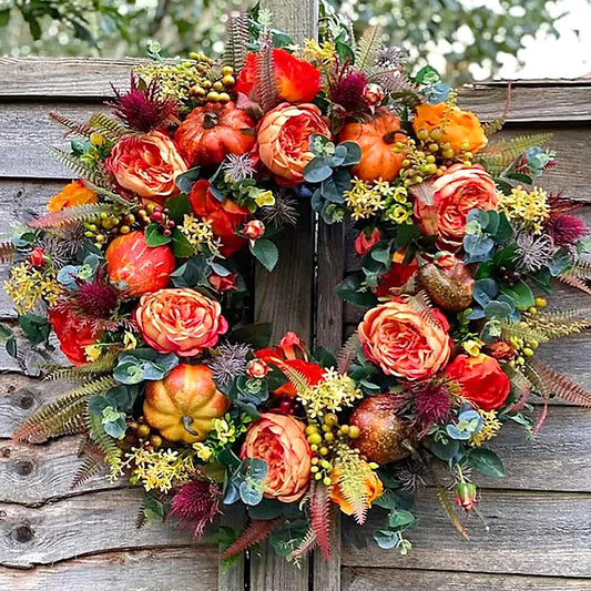 Charming Harvest Wreath Decor