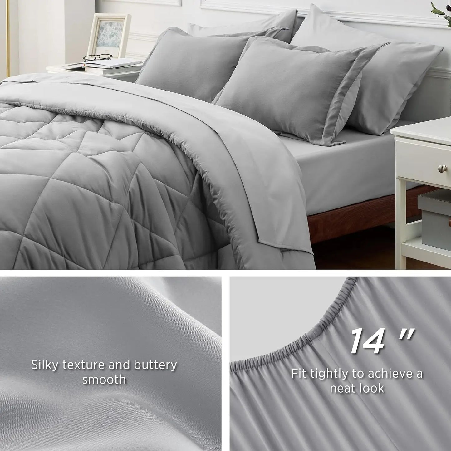 Bedsure Ultimate Comforter Set