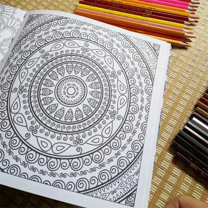 Adult Coloring Mandala Book