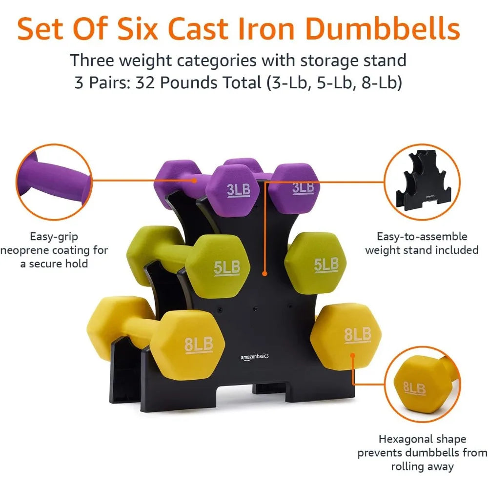 HexFit Dumbbell Set