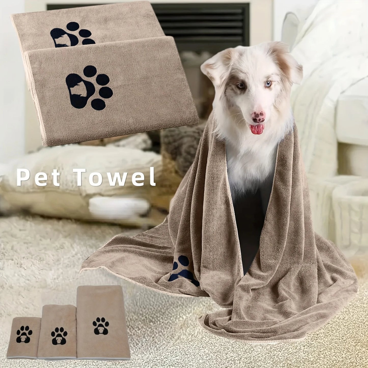 Pawsitively Dry Deluxe Pet Towel