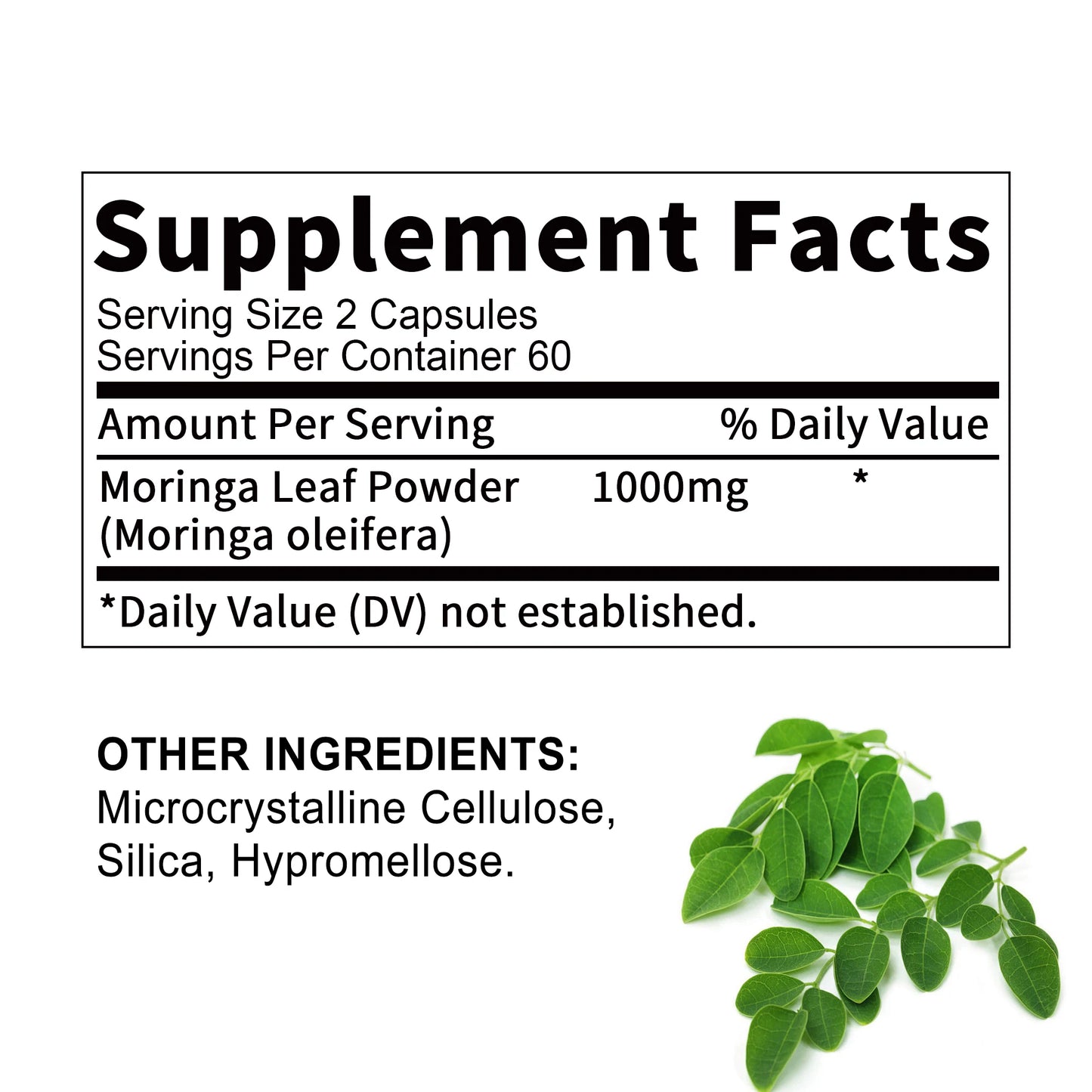 Moringa Energy & Health Boost Capsules