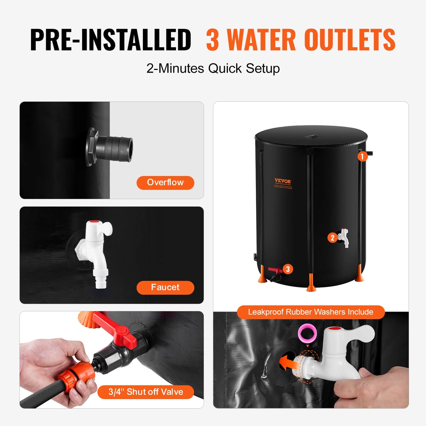 EcoSmart Collapsible Rain Barrel