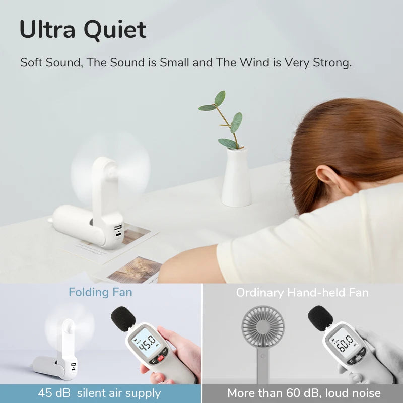 Pocket Breeze Fan & Charger