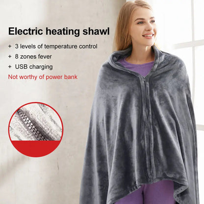 Cozy Warmth USB Shawl Blanket